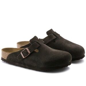 Birkenstock Women's Boston Soft Footbed Clog in Mocha (LIKE NEW!)